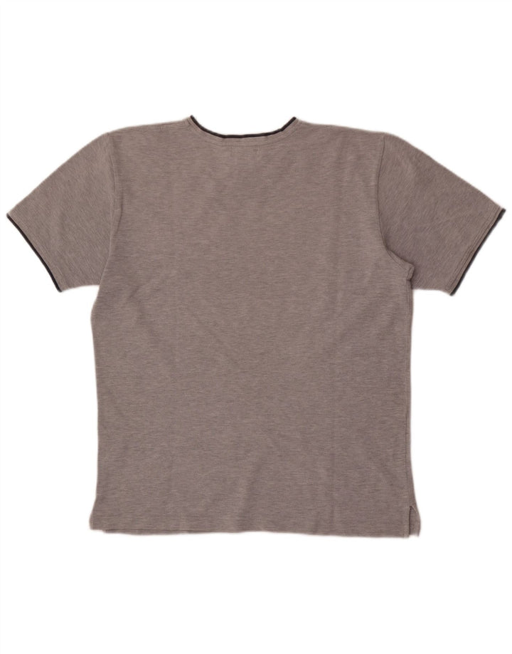 Ralph Lauren Herre T-shirt Top Medium Grey Flecked Bomuld