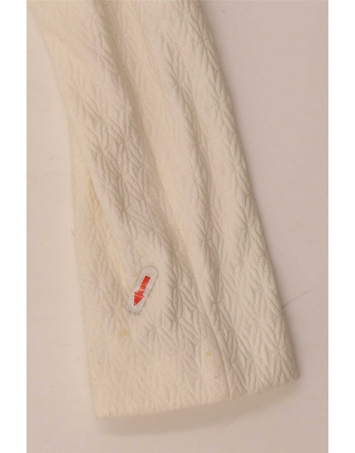 Joop Dame 2-knaps blazerjakke EU 38 Medium Off White Geometrisk viskose