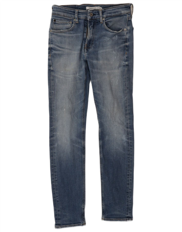 Calvin Klein Herre Skinny Jeans W29 L32 Blå Bomuld