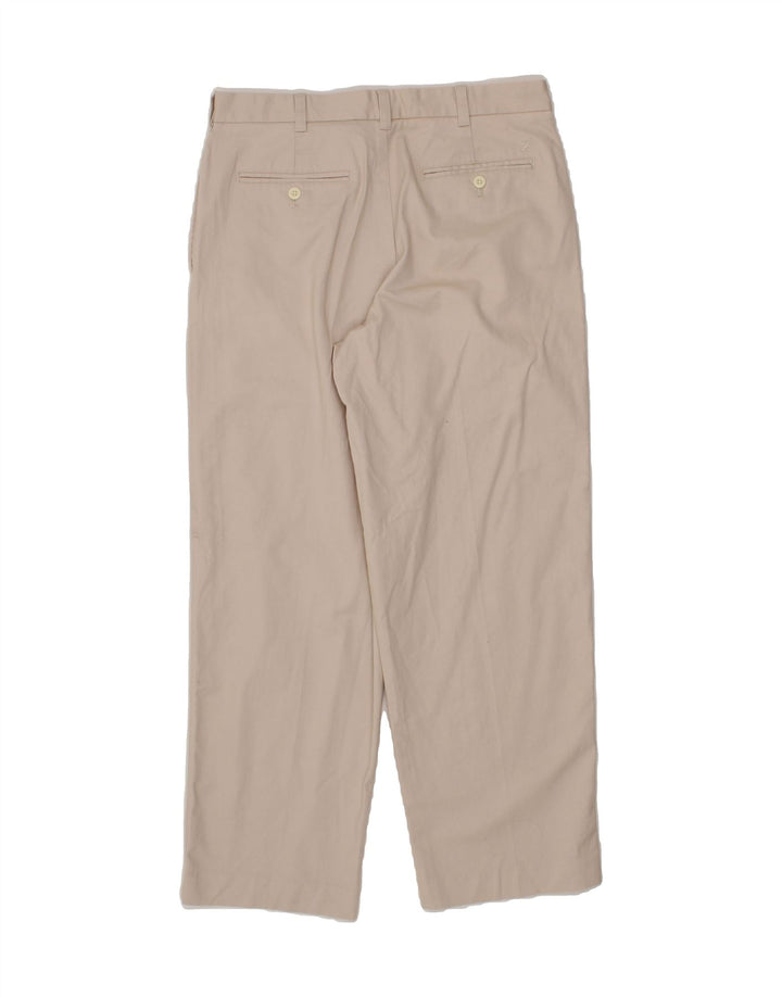 IZOD Mens Pegged Chino Trousers W32 L29 Beige Cotton Vintage Izod and Second-Hand Izod from Messina Hembry 