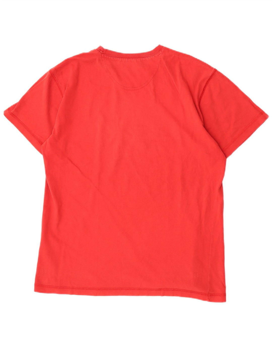 Champion Herre Grafisk T-Shirt Top Stor Rød Bomuld