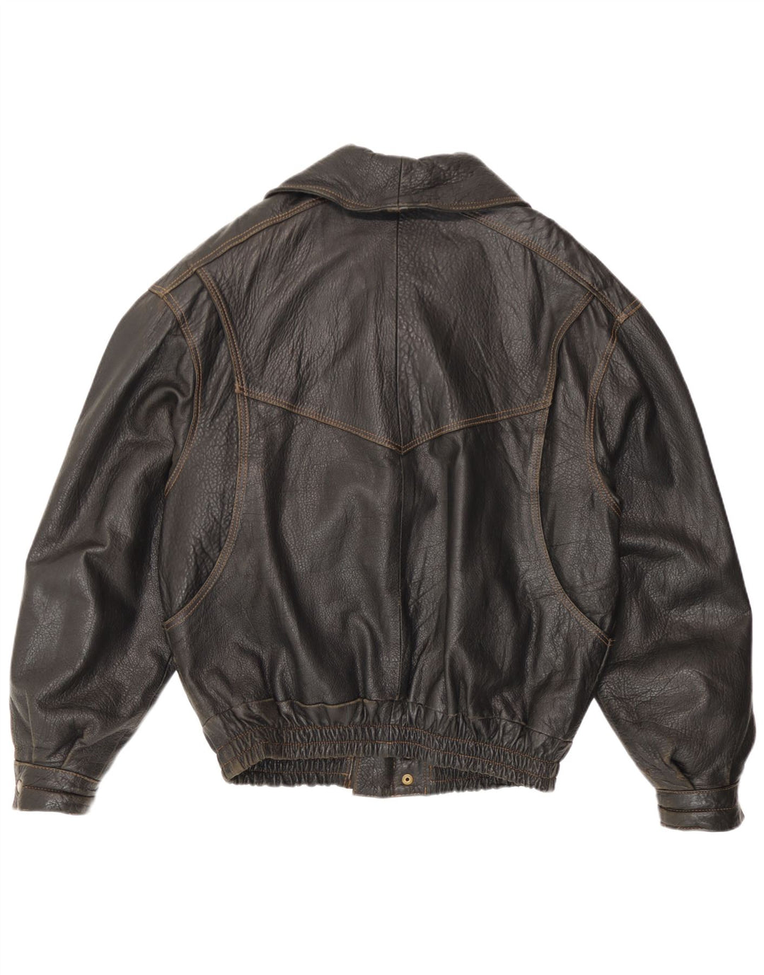 Vintage herre læderjakke UK 38 Medium Brown