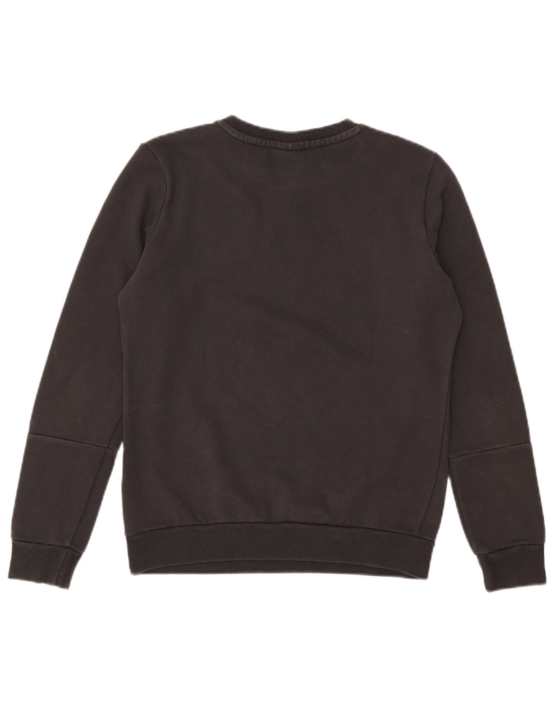 PUMA Graphic Sweatshirt Jumper UK 10 Small Black