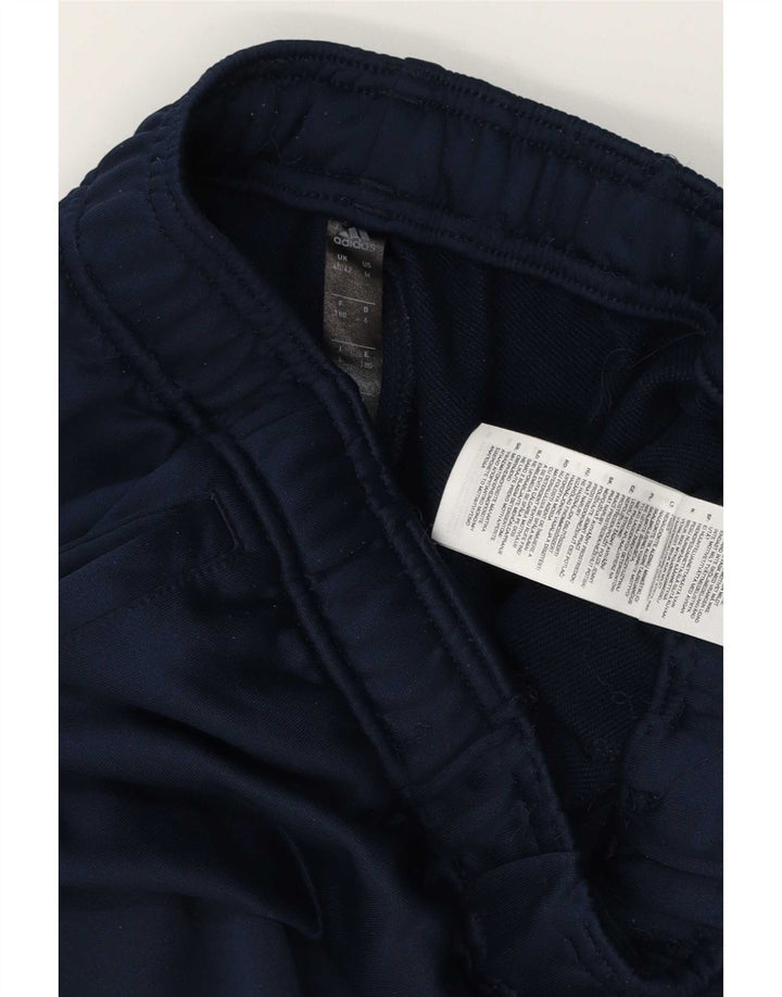Adidas Træningsdragt til mænd Joggers UK 40/42 Medium Navy Blue Polyester