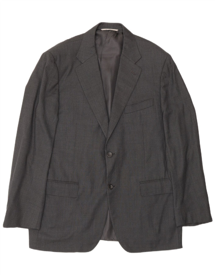 Canali Herre 2-knaps blazerjakke IT 52 XL Grå uld