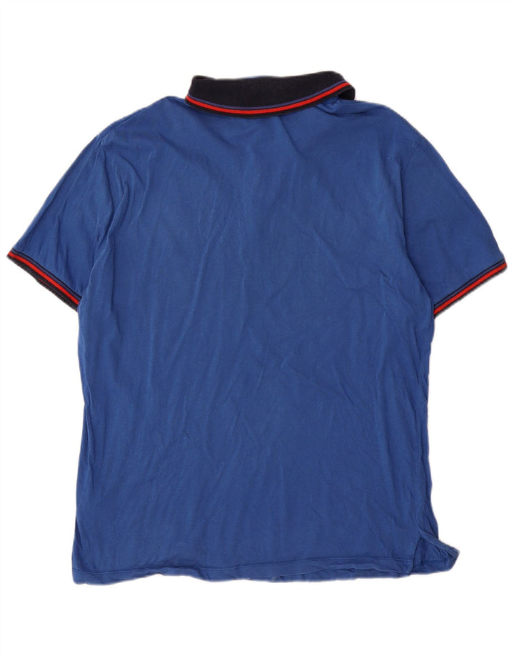 Trussardi Jeans Polo Shirt til mænd 2XL Blå Bomuld