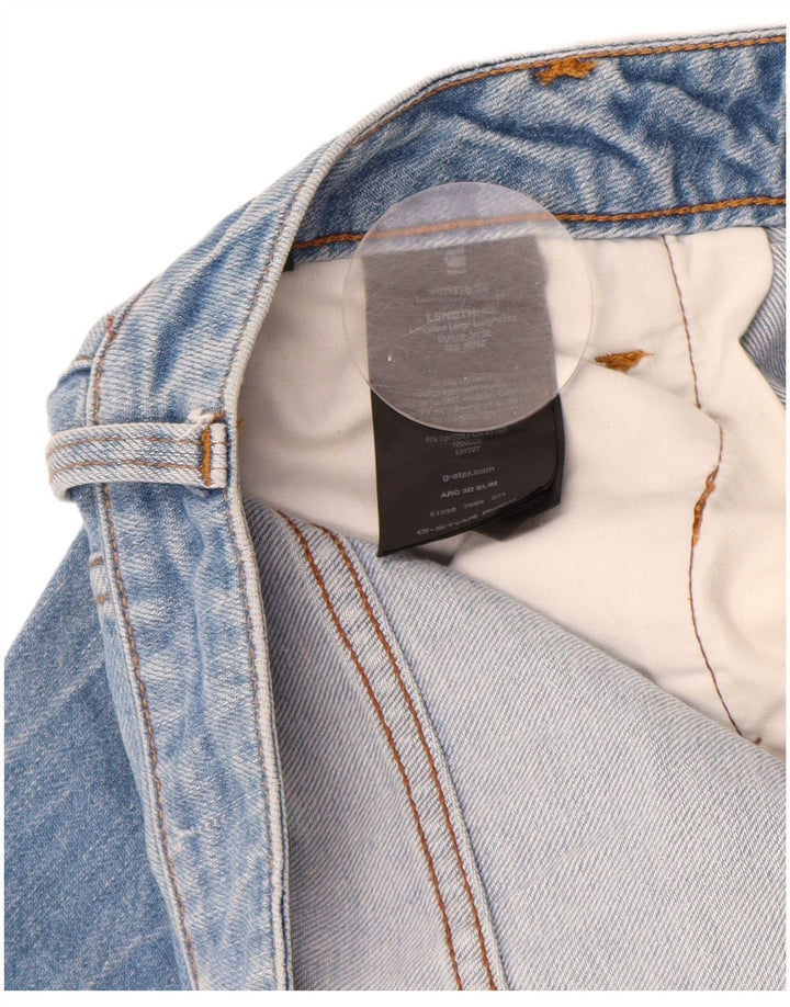 G-Star Herre 3D Arc Slim Jeans W30 L32 Blå Bomuld