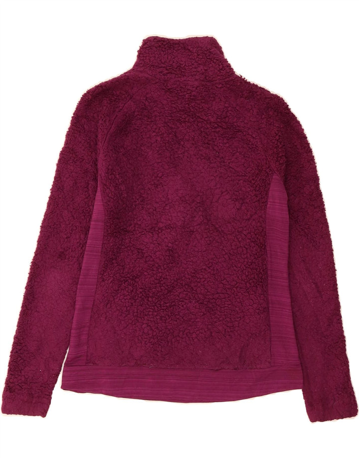 FILA Womens Fleece Jacket UK 6 XS Purple Polyester Vintage Fila and Second-Hand Fila from Messina Hembry 