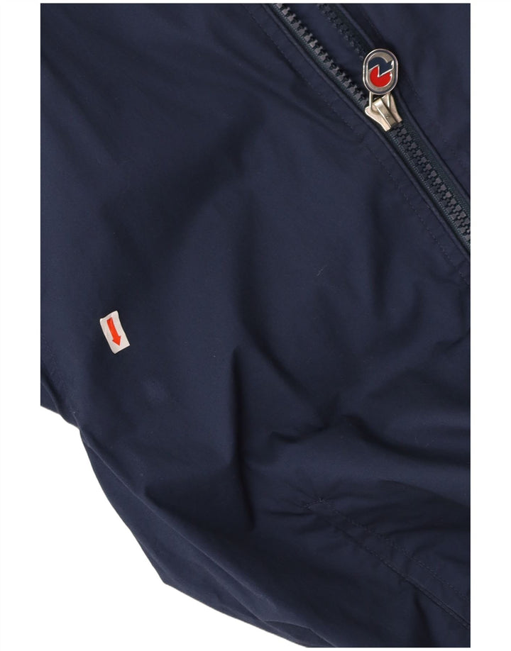 INVICTA Mens Bomber Jacket UK 38 Medium Navy Blue Cotton