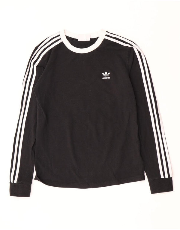 Adidas Dame Top Langærmet UK 10 Small Black Bomuld
