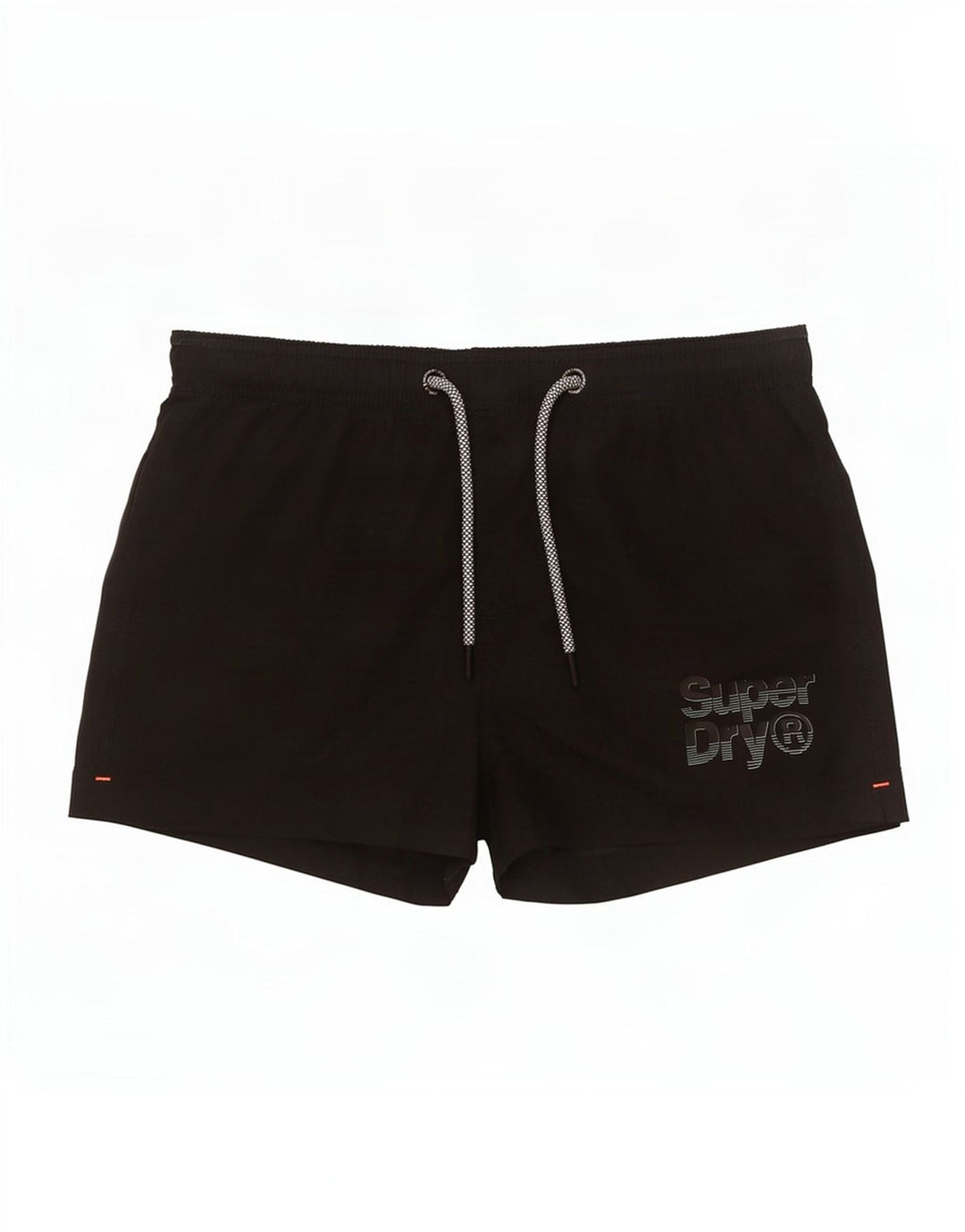 Superdry Grafiske svømmeshorts til mænd, store sorte polyester