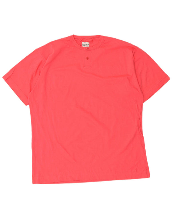 Benetton Dame T-Shirt Top UK 18 XL Pink