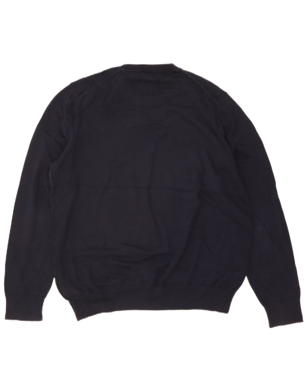 Marks & Spencer Herre sweater med rund hals XL marineblå bomuld