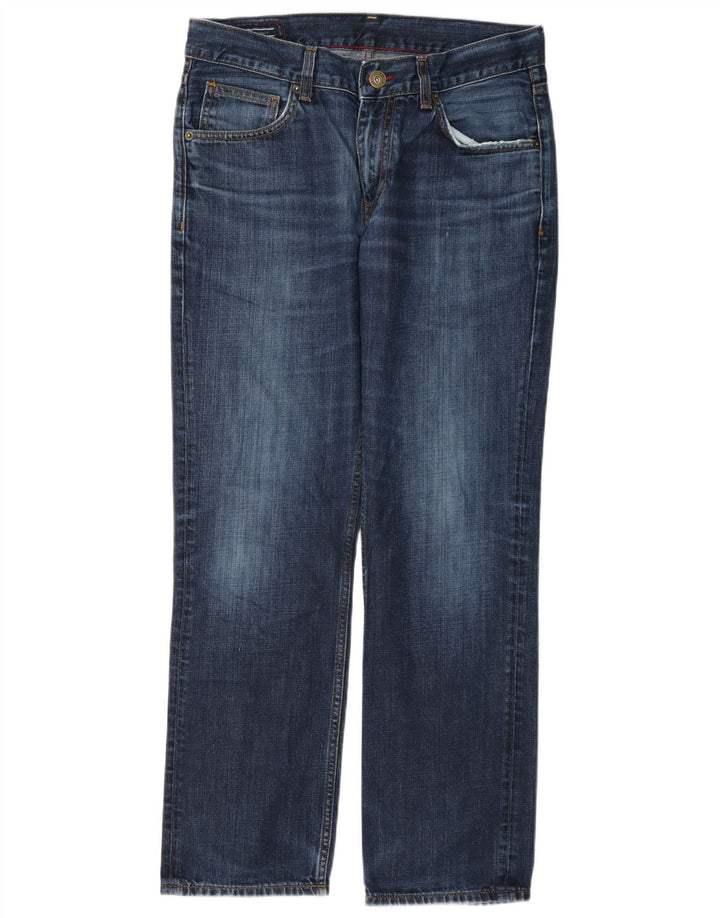 Tommy Hilfiger Straight Jeans til mænd W32 L30 Marineblå Bomuld