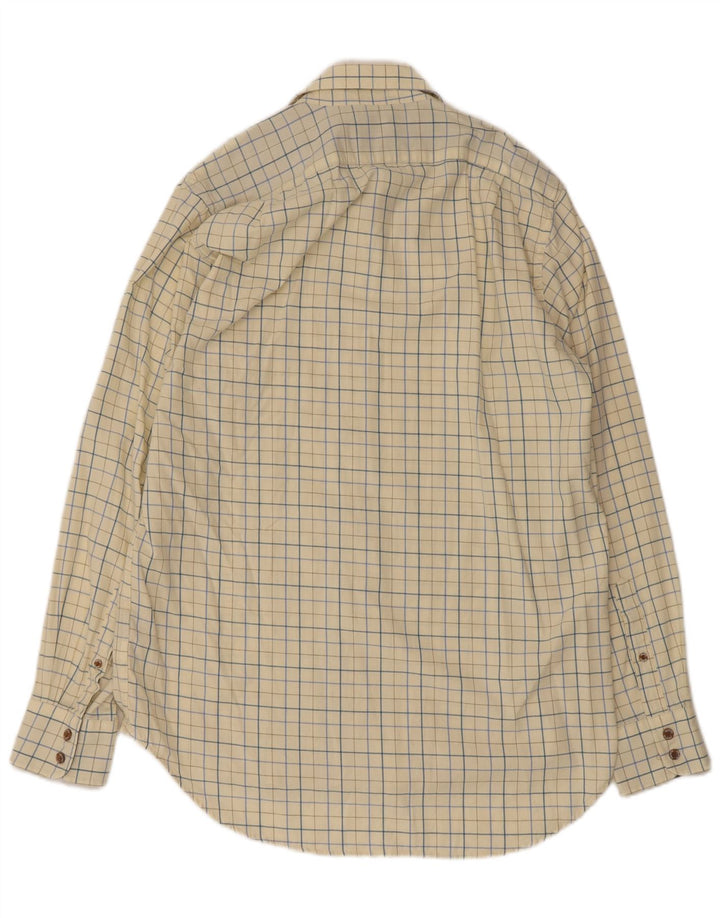Musto herreskjorte str. 15 1/2 medium gul ternet bomuld