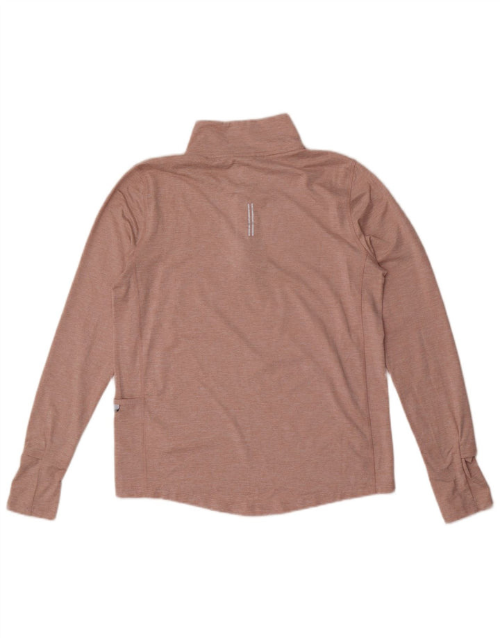 Nike Dame Dri Fit Pullover Træningsdragt Top UK 10 Small Pink Flecked