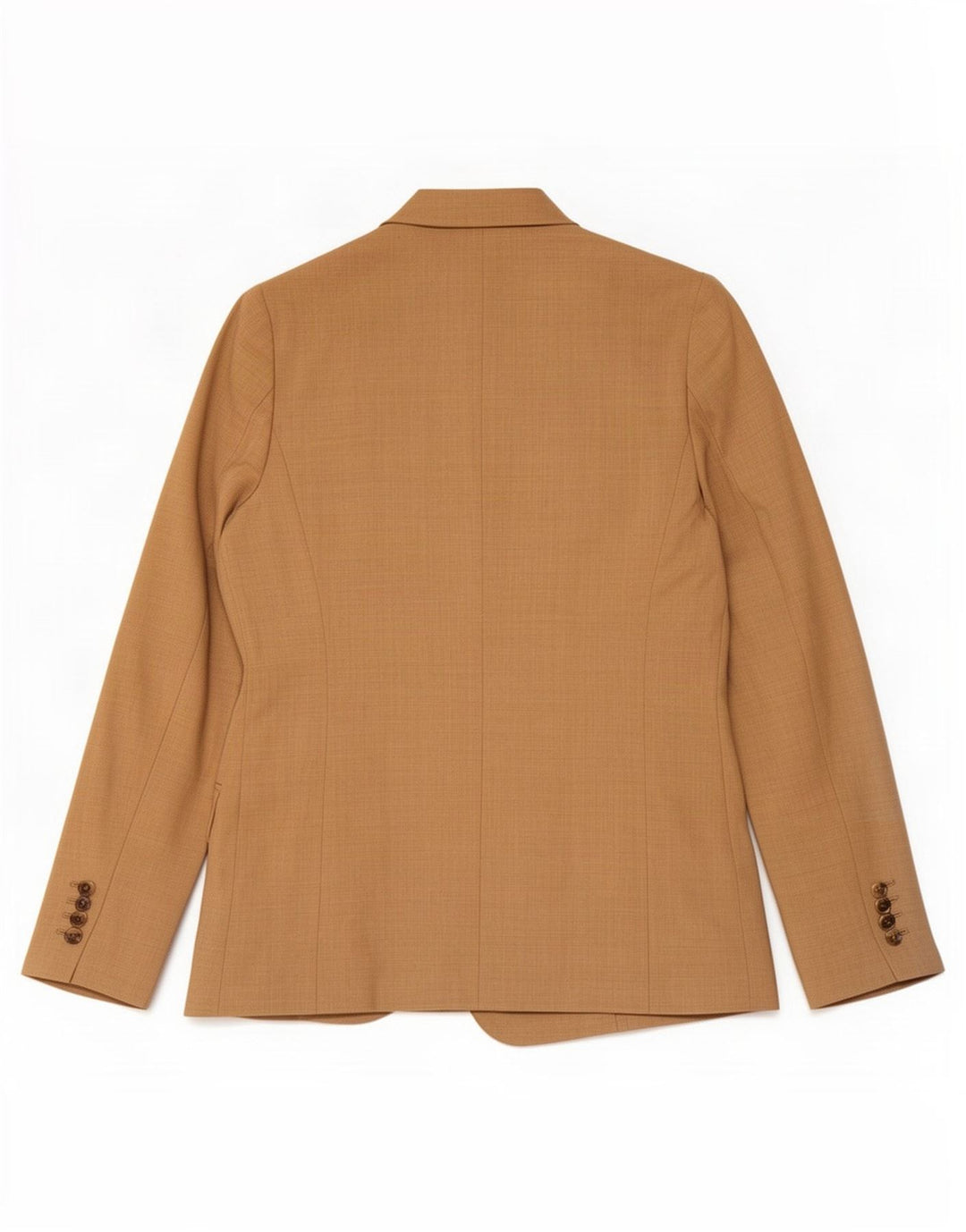 J. Crew Dame 2-knaps blazerjakke US 10 Stor brun uld