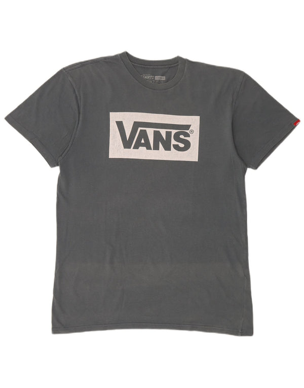 Vans Herre Klassisk Grafisk T-Shirt Top Stor Grå