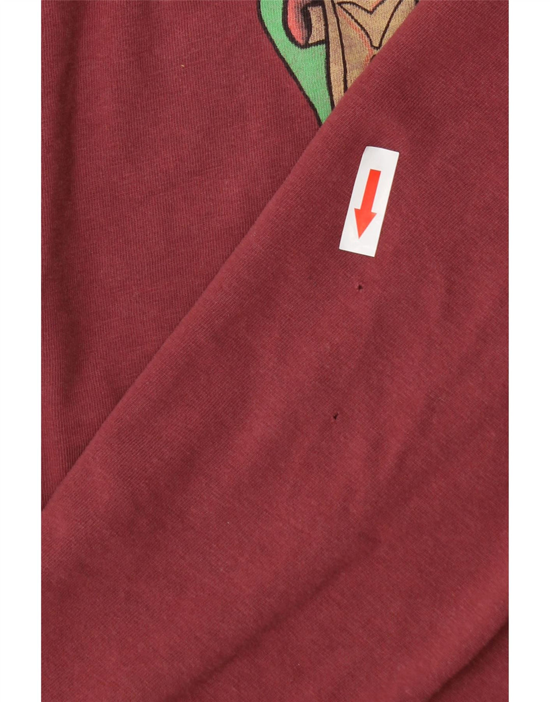 WEIRD FISH Herre Grafisk T-Shirt Top 4XL Rød Bomuld