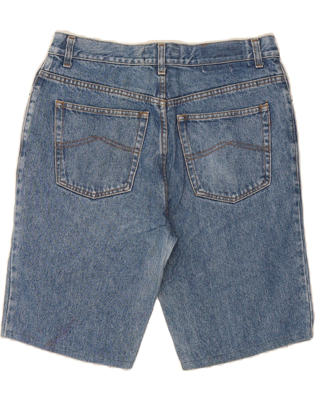 TRUSSARDI Mens Denim Shorts W32 Medium Blue Vintage Trussardi and Second-Hand Trussardi from Messina Hembry 