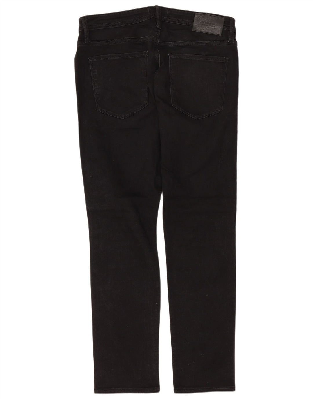 JACK & JONES Herre GLENN Slim Jeans W32 L30 Sort Bomuld