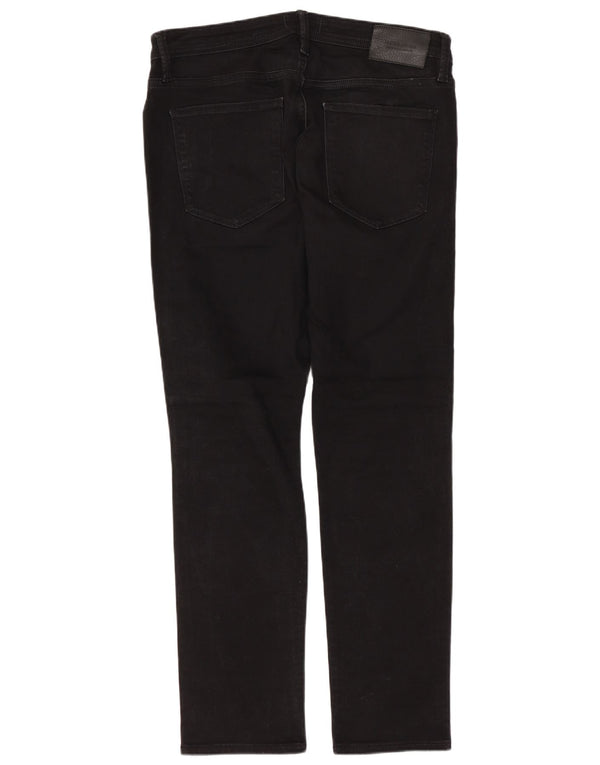 JACK & JONES Herre GLENN Slim Jeans W32 L30 Sort Bomuld