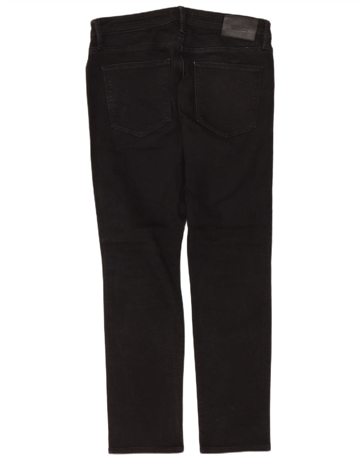 JACK & JONES Herre GLENN Slim Jeans W32 L30 Sort Bomuld