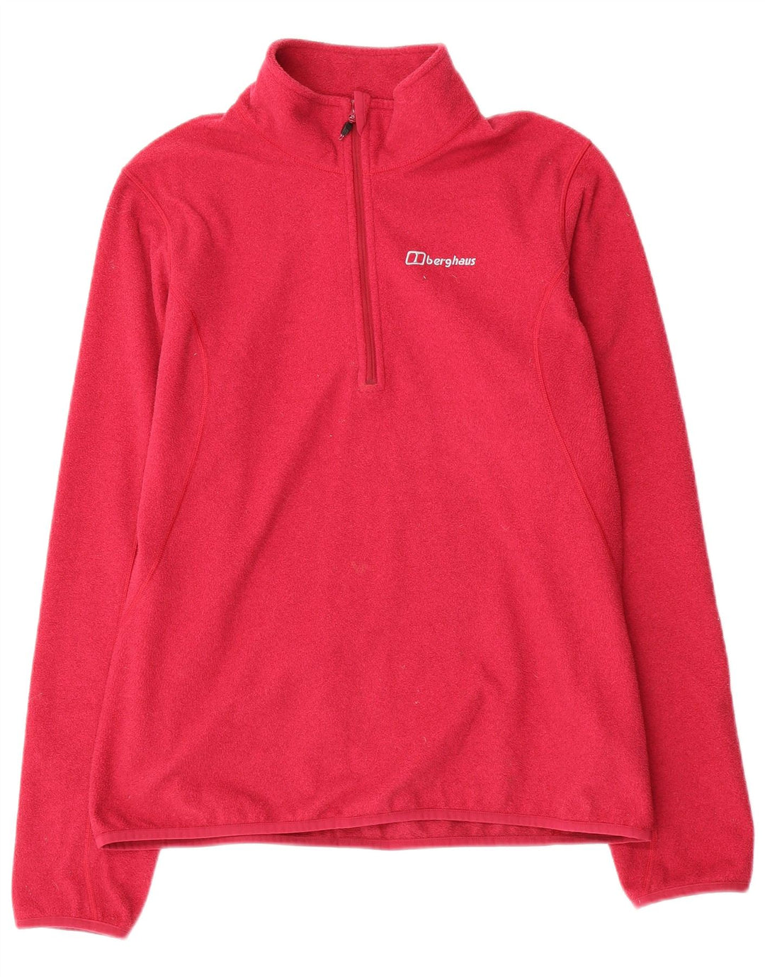BERGHAUS Fleece Jumper med lynlås til kvinder UK 16 Large Pink Polyester