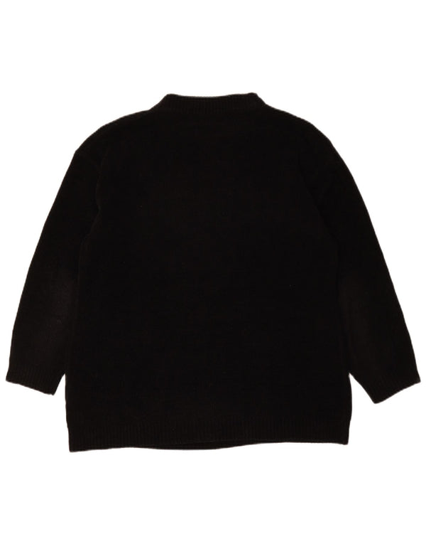 Canda Dame Oversized Turtle Neck sweater UK 14/16 Medium Black