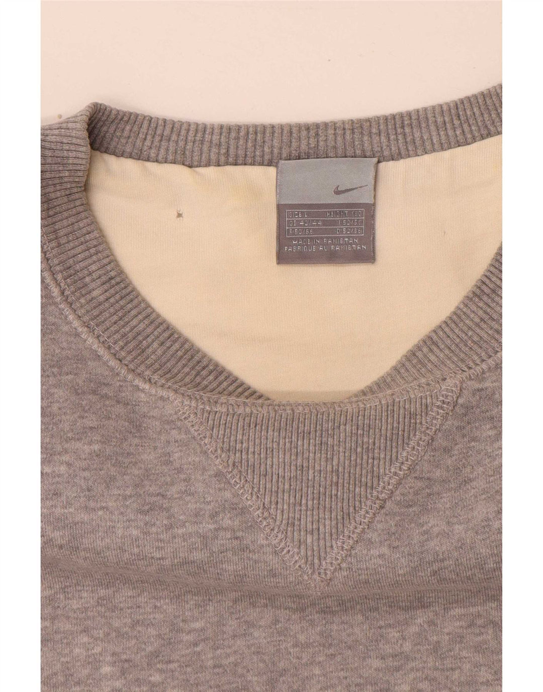 Nike Sweatshirt-trøje til mænd UK 42/44 Large Grå Flecked