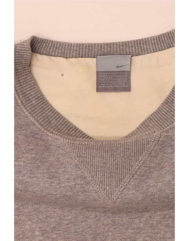 Nike Sweatshirt-trøje til mænd UK 42/44 Large Grå Flecked