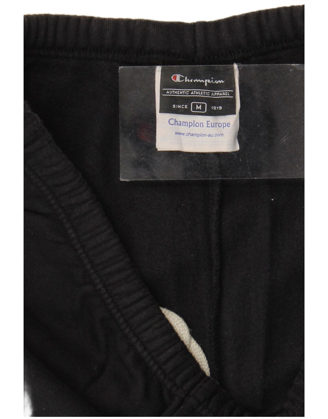 Champion Womens træningsdragt Bukser UK 12 Medium Sort Bomuld