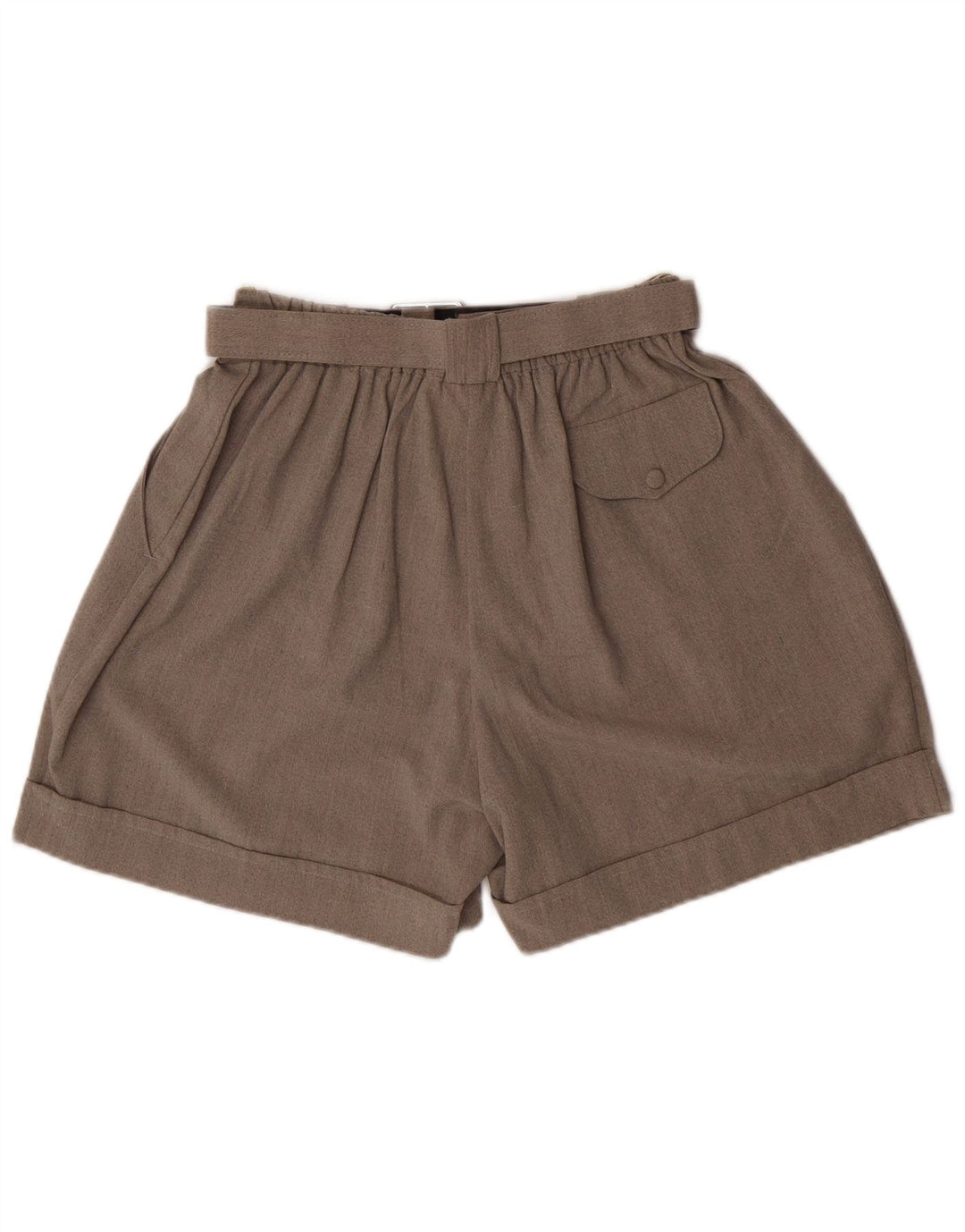Ecco Dame Højtalje Casual Shorts EU 38/40 Medium W26 Grå Klassisk