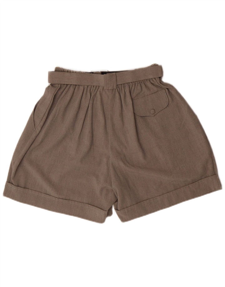 Ecco Dame Højtalje Casual Shorts EU 38/40 Medium W26 Grå Klassisk
