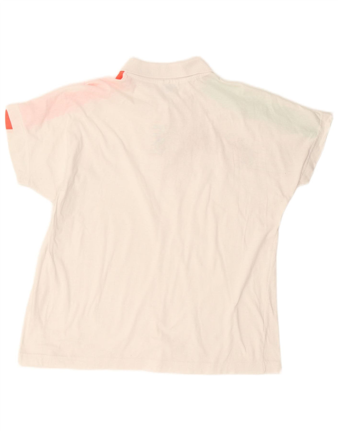 Sergio Tacchini Herre grafisk poloshirt Stor hvid Colourblock Bomuld