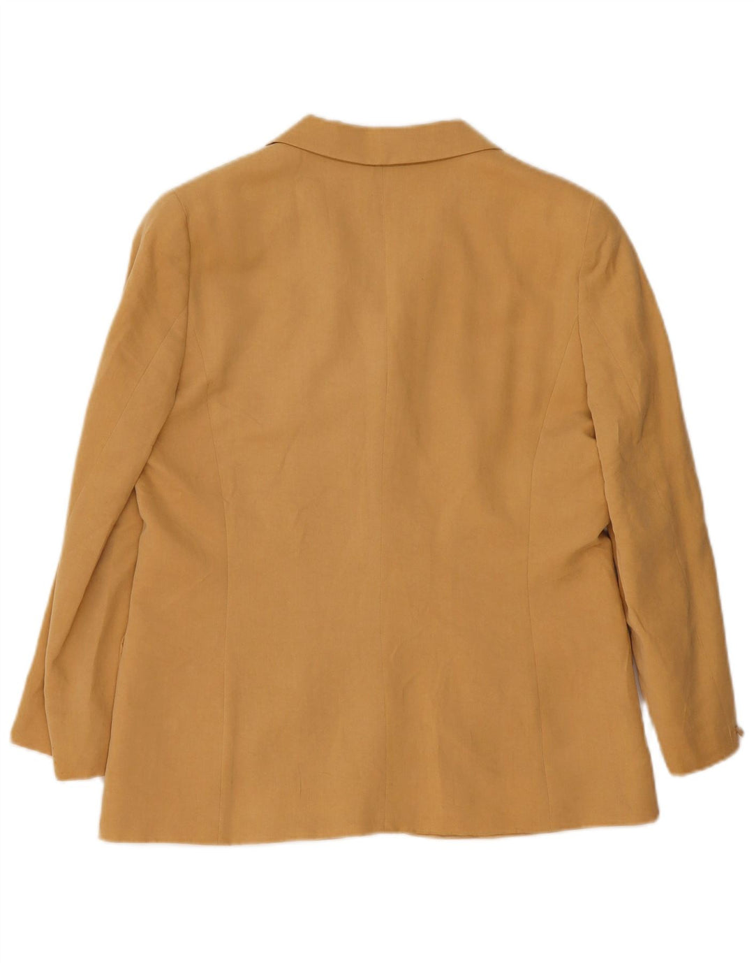 Marella Dame 4 Button Blazer Jacket UK 16 Large Beige Viscose