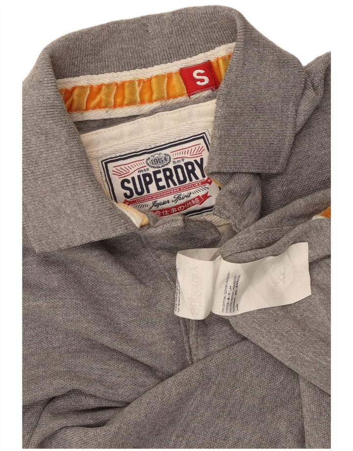Superdry herre poloshirt lille grå bomuld