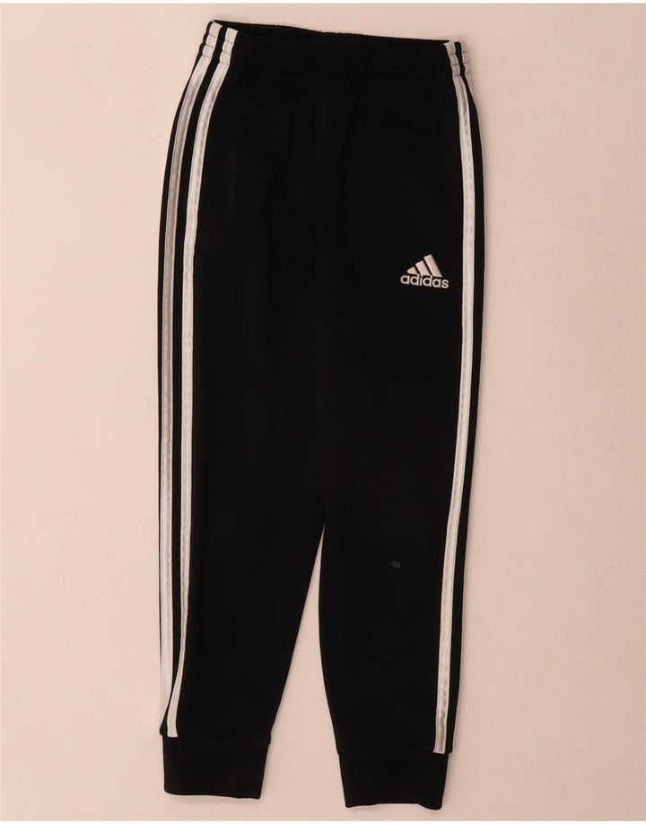 Adidas Drenge Træningsdragt Bukser Joggers 5-6 År Sort Polyester