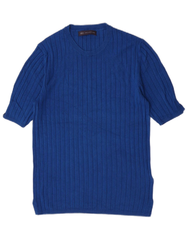 Marks & Spencer Dame sweater med rund hals DK 12 Medium Blue