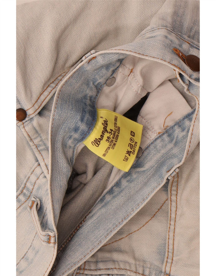 Wrangler Herre Dayton Bootcut Jeans W36 L34 Blå Bomuld