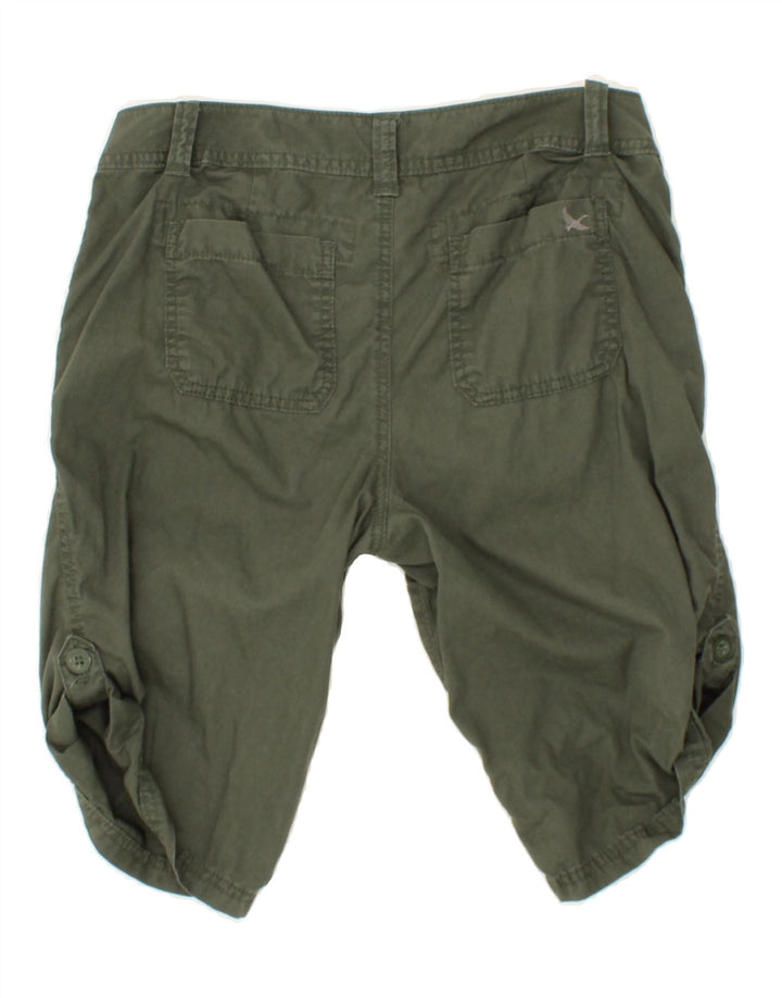 EDDIE BAUER Womens Bermuda Shorts US 2 XS W25  Khaki Cotton Vintage Eddie Bauer and Second-Hand Eddie Bauer from Messina Hembry 
