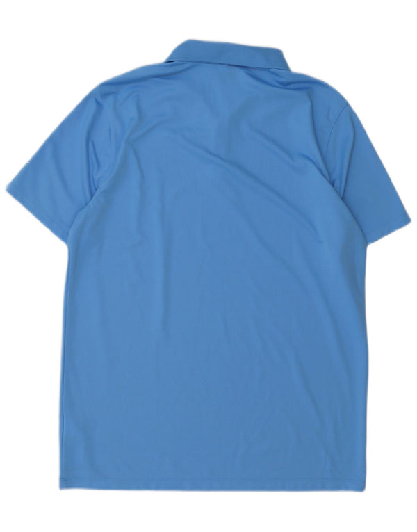 Nike Herre Dri Fit Standard Polo Shirt Stor Blå Polyester