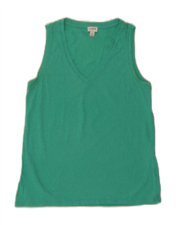 J. CREW Womens Vest Top UK 10 Small Green Vintage J. Crew and Second-Hand J. Crew from Messina Hembry 