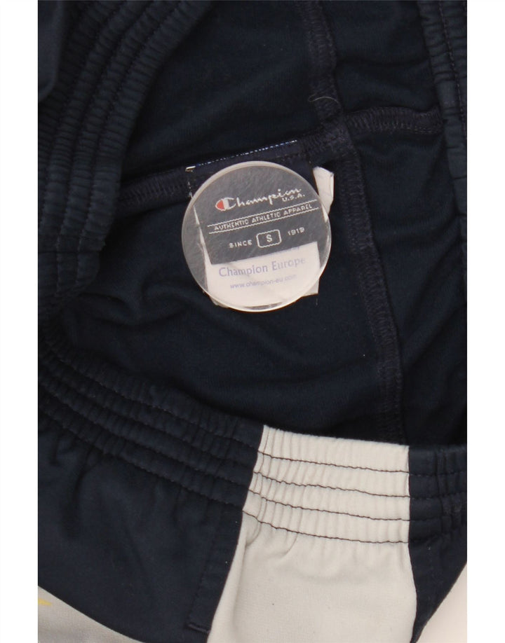 Champion Herre træningsdragt Bukser Small Navy Blue Colourblock Polyester