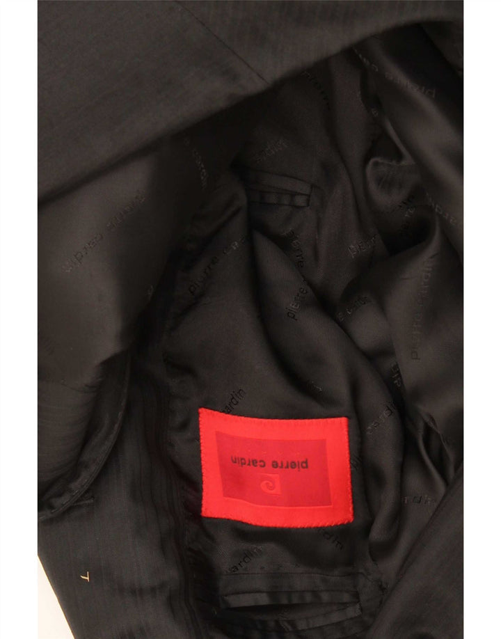 Pierre Cardin Herre 2-knaps blazerjakke UK 38 Medium Sort Klassisk
