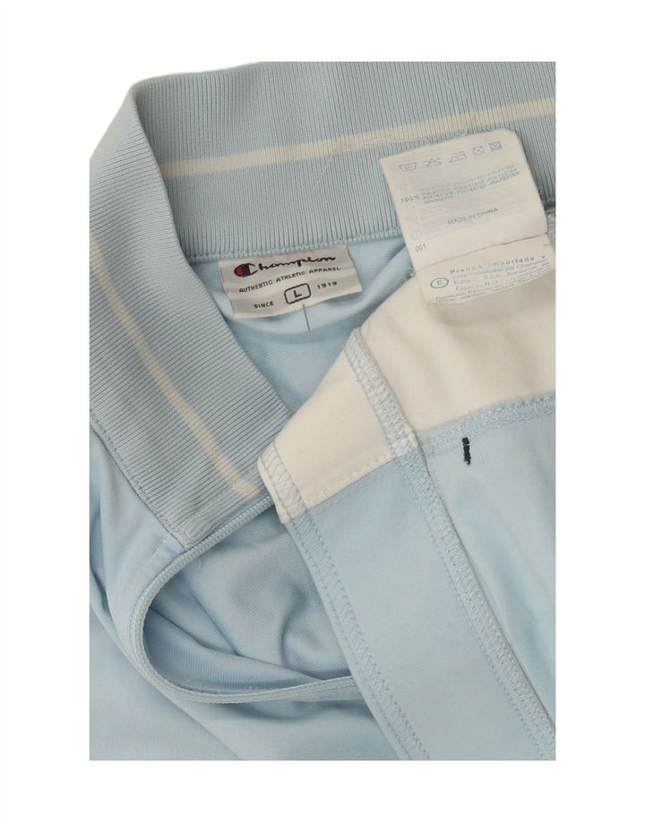 Champion Womens træningsdragt Topjakke UK 14 Large Blue Colourblock Polyester