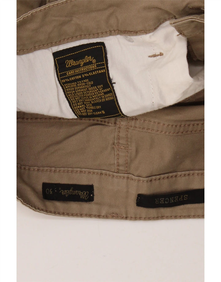 WRANGLER Herre Spencer Slim Cropped Bukser W30 L26 Beige Bomuld