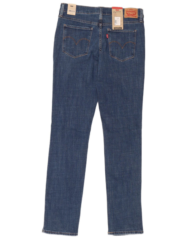 Levi's Womens 312 Shaping Slim Jeans W29 L32 Blue Cotton