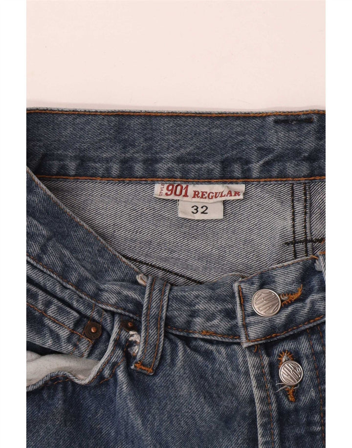Replay Dame 901 Slim Jeans W32 L32 Blå Bomuld