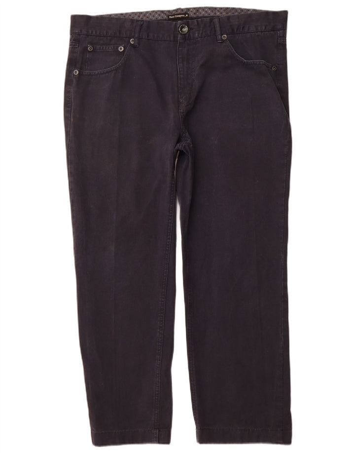BEDSTE FIRMA Straight Casual bukser til mænd EU 54 2XL W38 L26 Marineblå